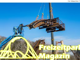 Aufbau des Themenbereichs „Sonnenbucht“ in FANTASIA (Januar 2025)